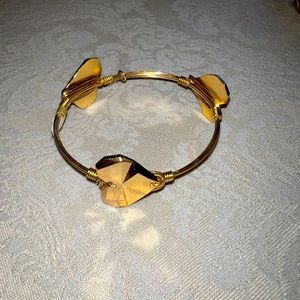 Bourbon and Boweties standard size Heart Bangle